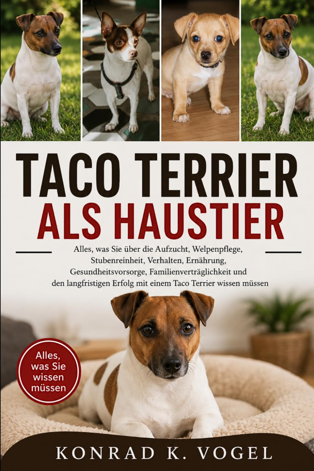TACO TERRIER ALS HAUSTIER: Alles, was Sie über die Aufzucht, Welpenpflege, Stubenreinheit, Verhalten, Ernährung, Gesundheitsvorsorge, ... Erfolg mit einem Taco Terrier wissen müssen