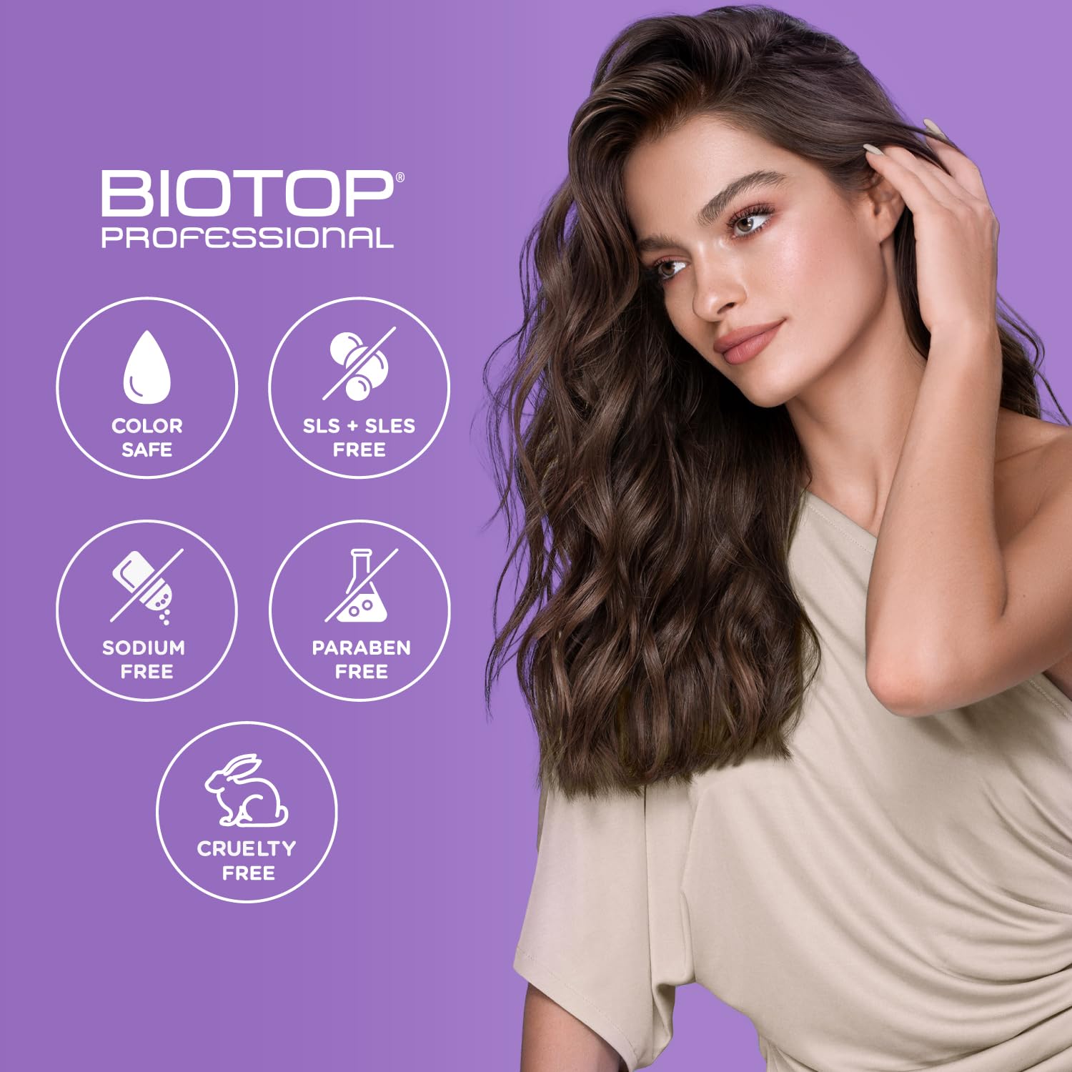 Biotop Professional 19 Pro Silver Hair Oil - Heat Protection, Frizz Control & Split End Repair for Platinum Blonde Hair - Lightweight, Non-Greasy Formula with Vitamin E & Sunflower Seed Oil (2.2 oz) - Image 5
