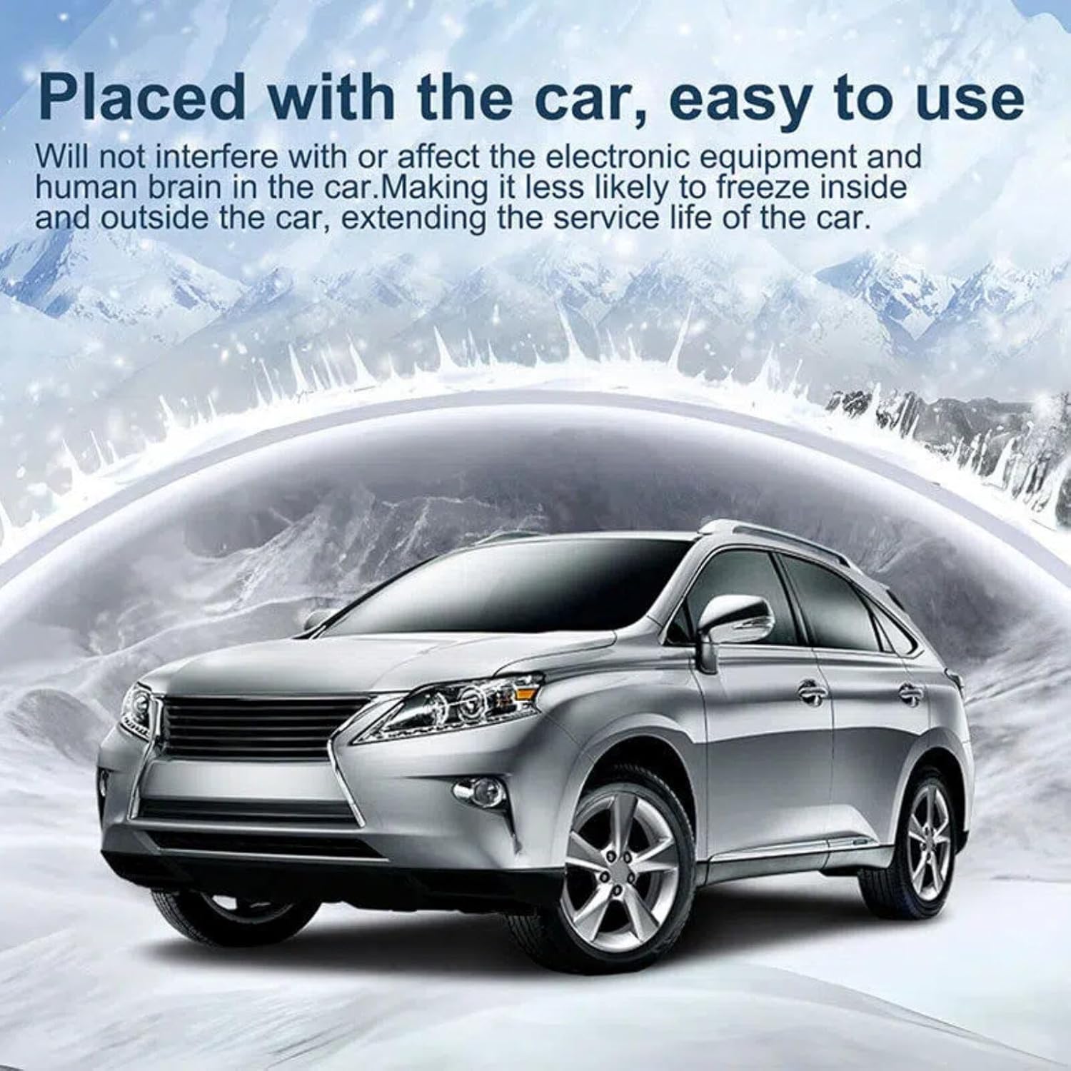 360° Electromagnetic Car Snow Remover - Portable Antifreeze Ice Melter for Windshield & Windows, Dual Power Mode(3PCS)