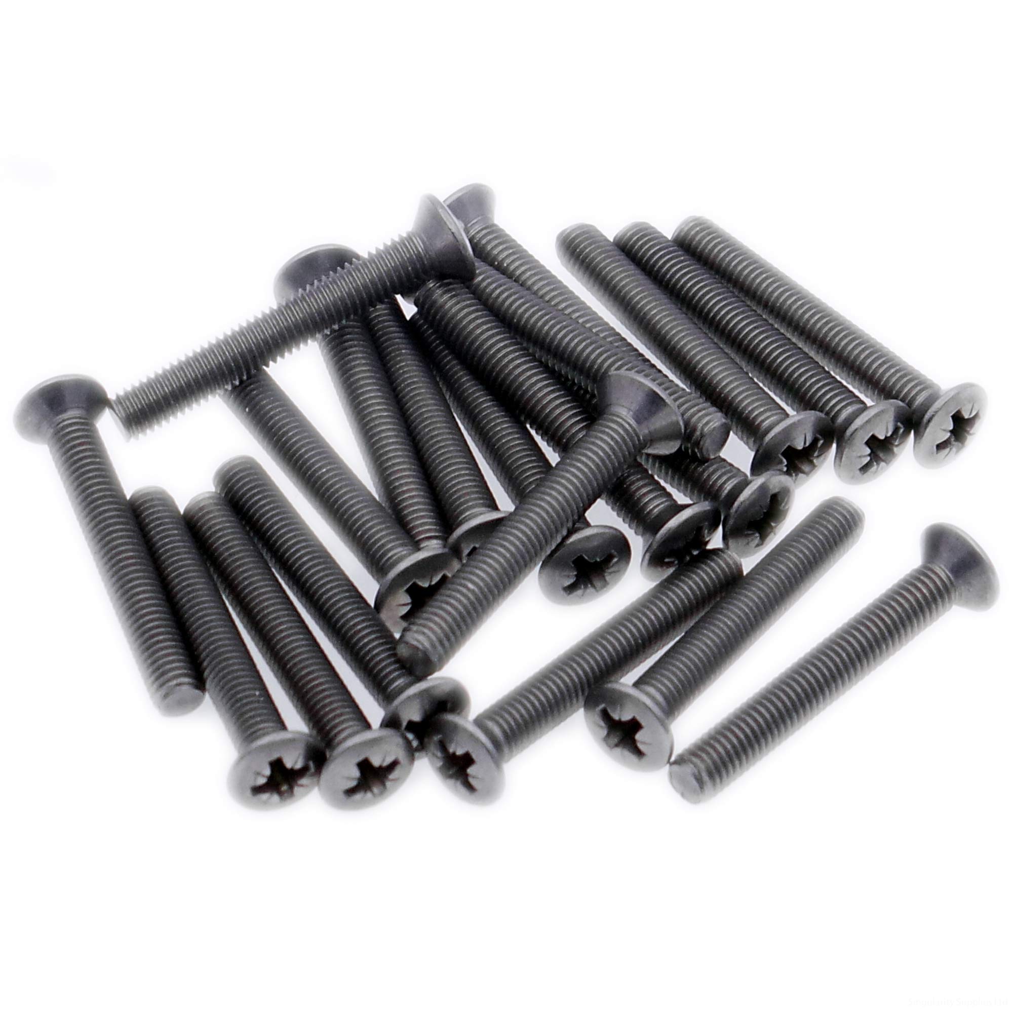 Singularity Supplies M4 (4Mm X 30Mm) Pozi Raised Countersunk Machine Screw (Bolt) - Stainless Steel (A2) (Pack Of 20)