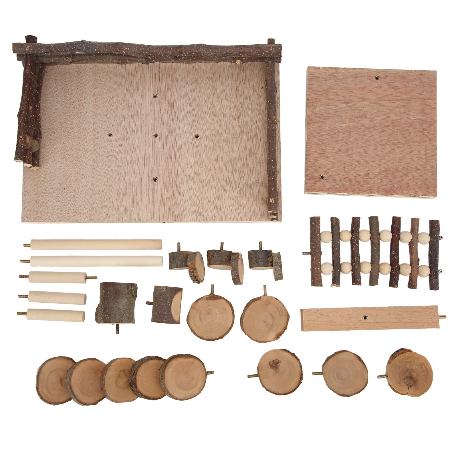 Set da gioco per criceti in legno naturale di arrampicata per criceti per piccoli animali domestici