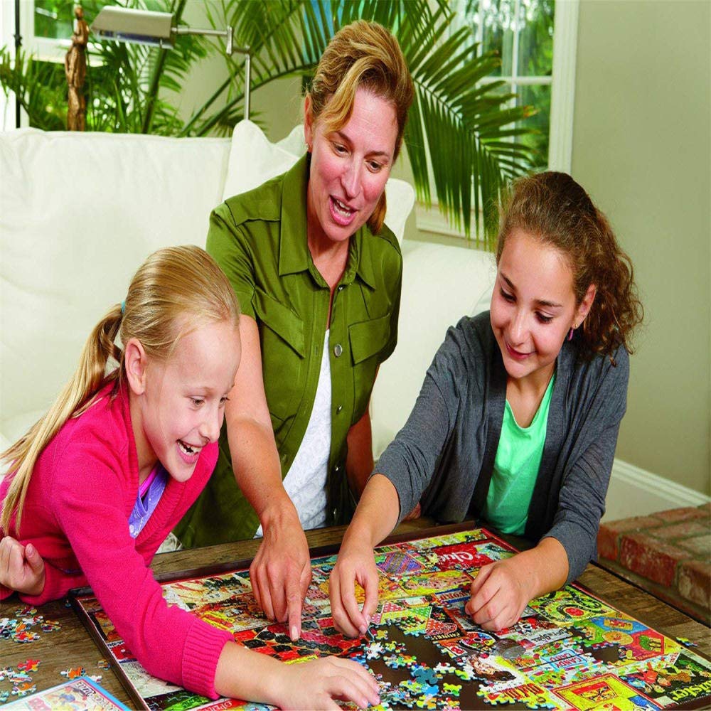 2000 Stück Puzzle für Erwachsene Holzpuzzle Tiere im Wald Puzzles Lernspielzeug Geschenk Spaß Spiel