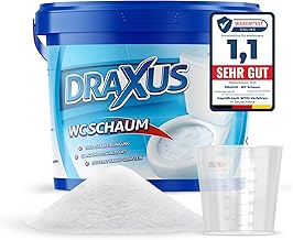 DRAXUS Toilet Foam (1 kg) I Extra Strong I Toilet Cleaner Foam Powerfully Removes Limescale & Urine Stone I Provides Shine and Fresh Fragrance