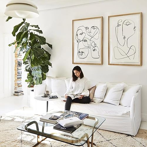 Vista 708 de Egofine Portarretratos de 9 x 12 pulgadas hecho de madera maciza con plexiglás, fotos de 5 x 7/6 x 8 con paspartú o de 9 x 12 pulgadas sin paspartú