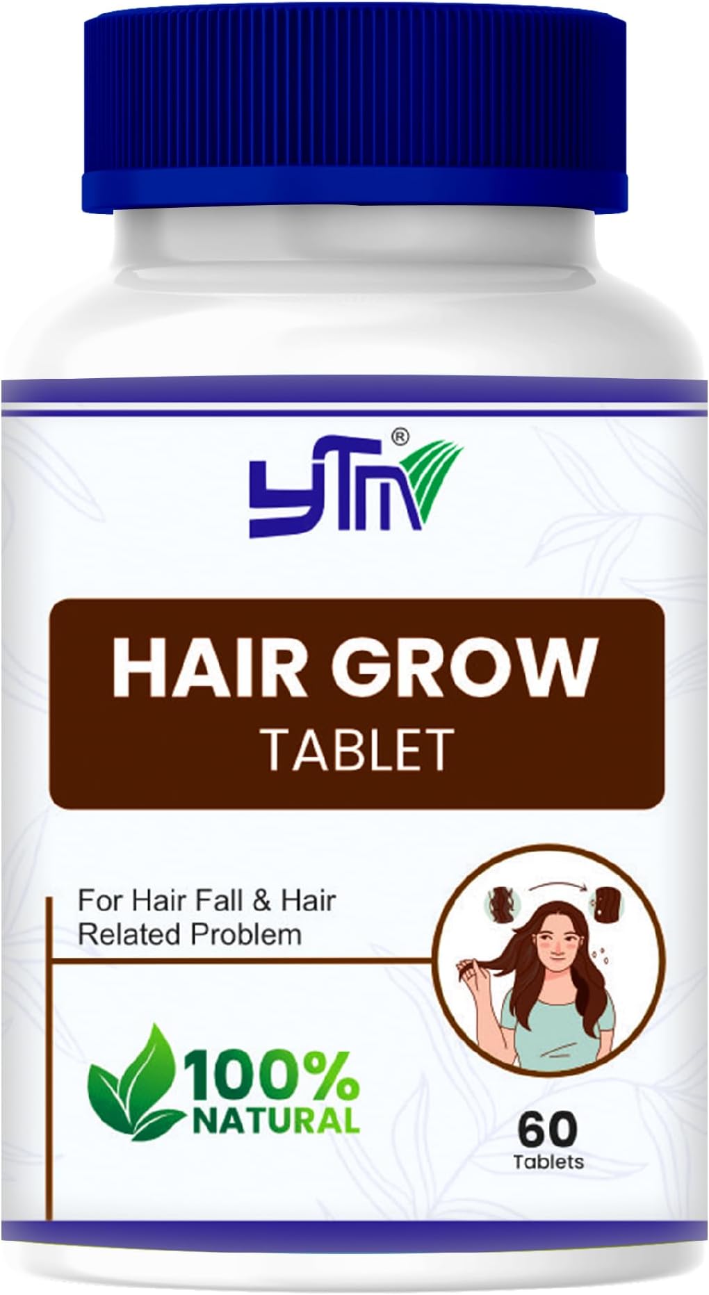 YTM hair vitamins tablet for Hair Growth & Hair Fall Control Supplement 60 tablets