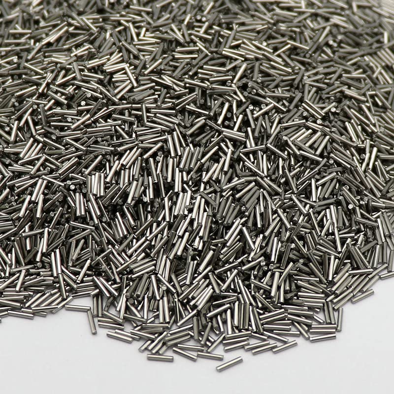 Mini épingles de polissage magnétiques en acier inoxydable 1000 g pour la fabrication de bijoux, aiguilles de polissage rotatives (0,8 x 10 mm)