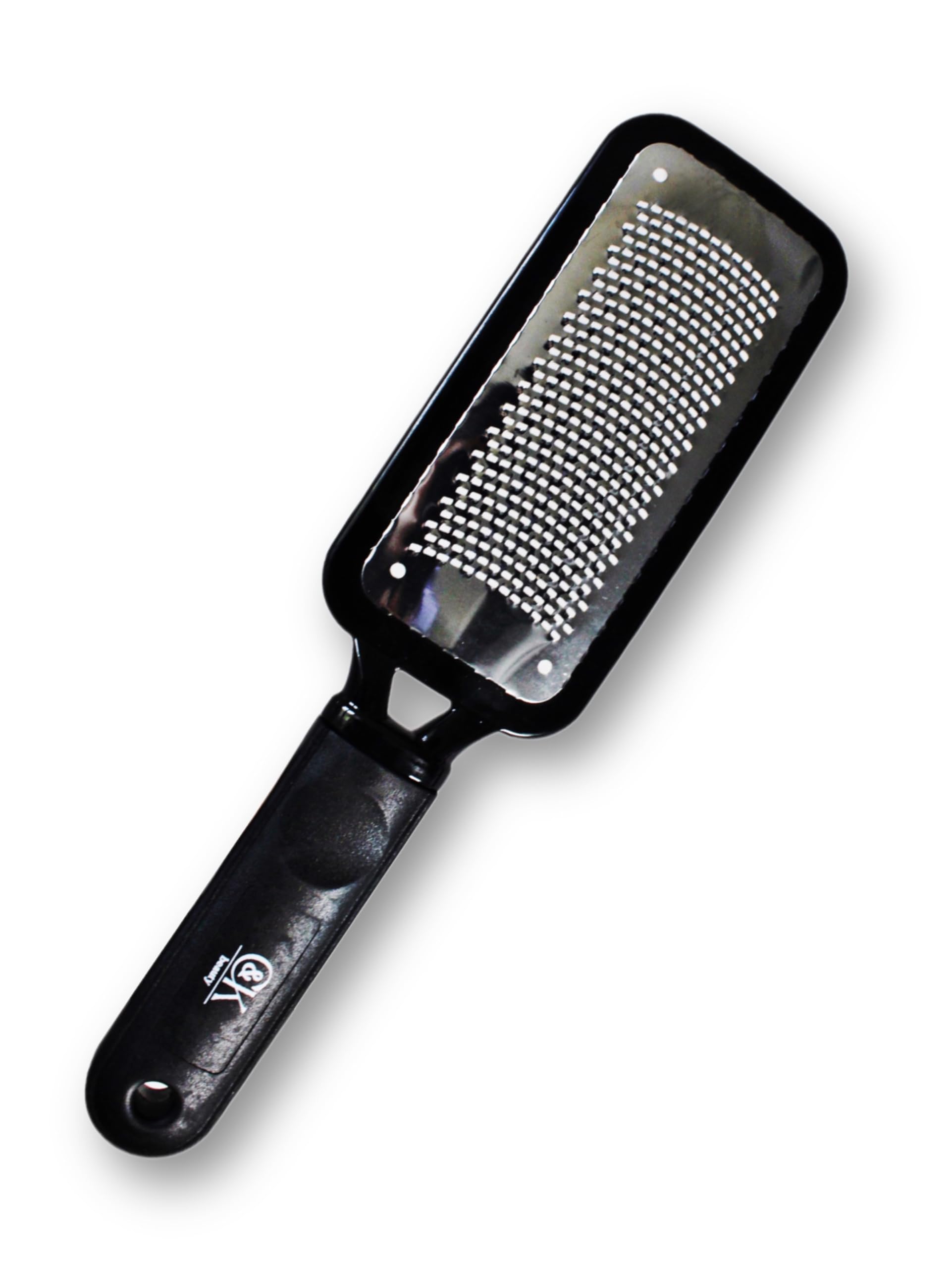 Foot Grater Foot File & Callus Eliminator. Foot Maintenance Pedicure Implement for Eliminating Tough Skin. Suitable for Use on Moist & Dry Feet (Black)