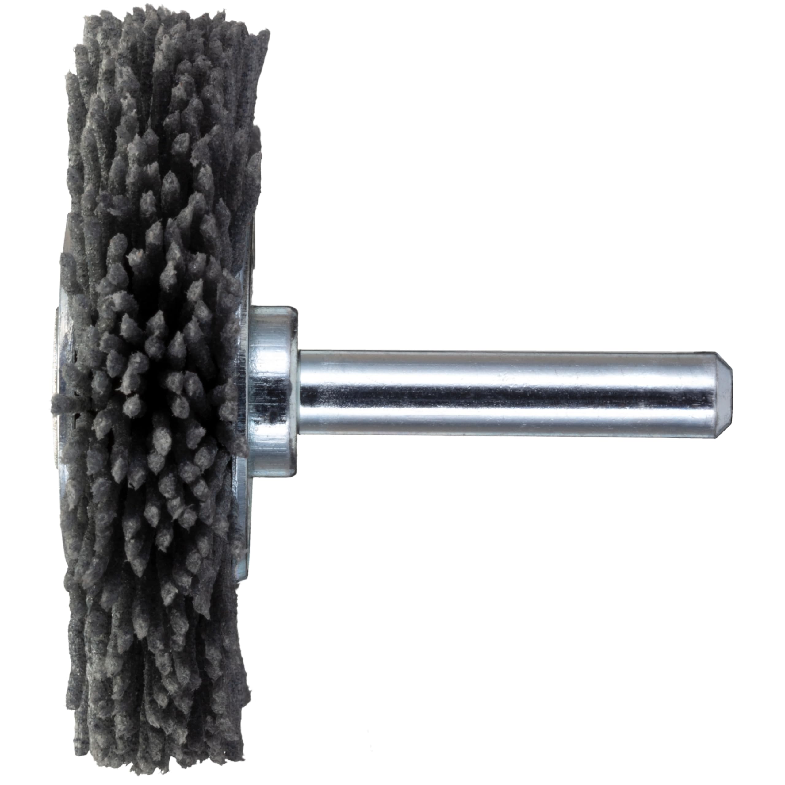 LUKAS-ERZETT 10 x Schaftrund-Drahtbürste BSNG universal 100x7 mm für Bohrmaschinen aus Nylon | grob- 19x15x10,5cm