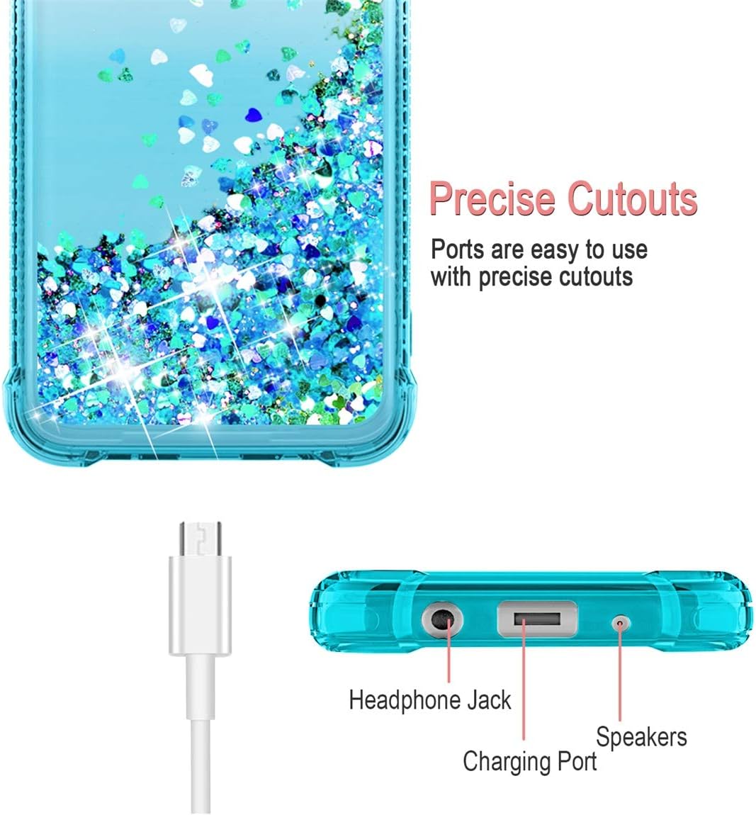 Tmacker Samsung Galaxy J3 2018 Case,Galaxy J3 Star/J3 Orbit/J3 VJ3 Achieve/J3 Top/Sol 3 Phone Case,Shockproof Protective Phone Cover,Teal