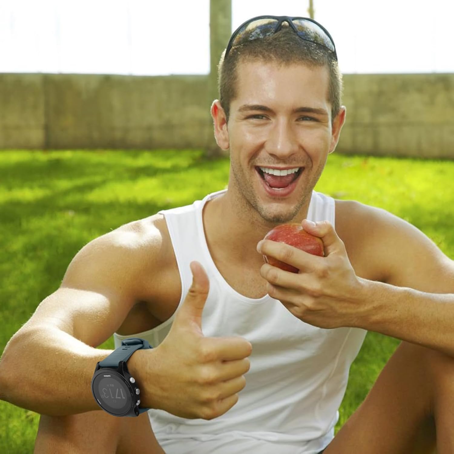 26mm Watch Band Compatible for Garmin Fenix 8 51mm/Fenix 7X/Fenix 6X Pro/Fenix 5X Plus/Fenix 3, 26mm QuickFit Soft Silicone Replacement Band for Garmin Enduro 3 2/Tactix 7/Descent MK2i - Image 6