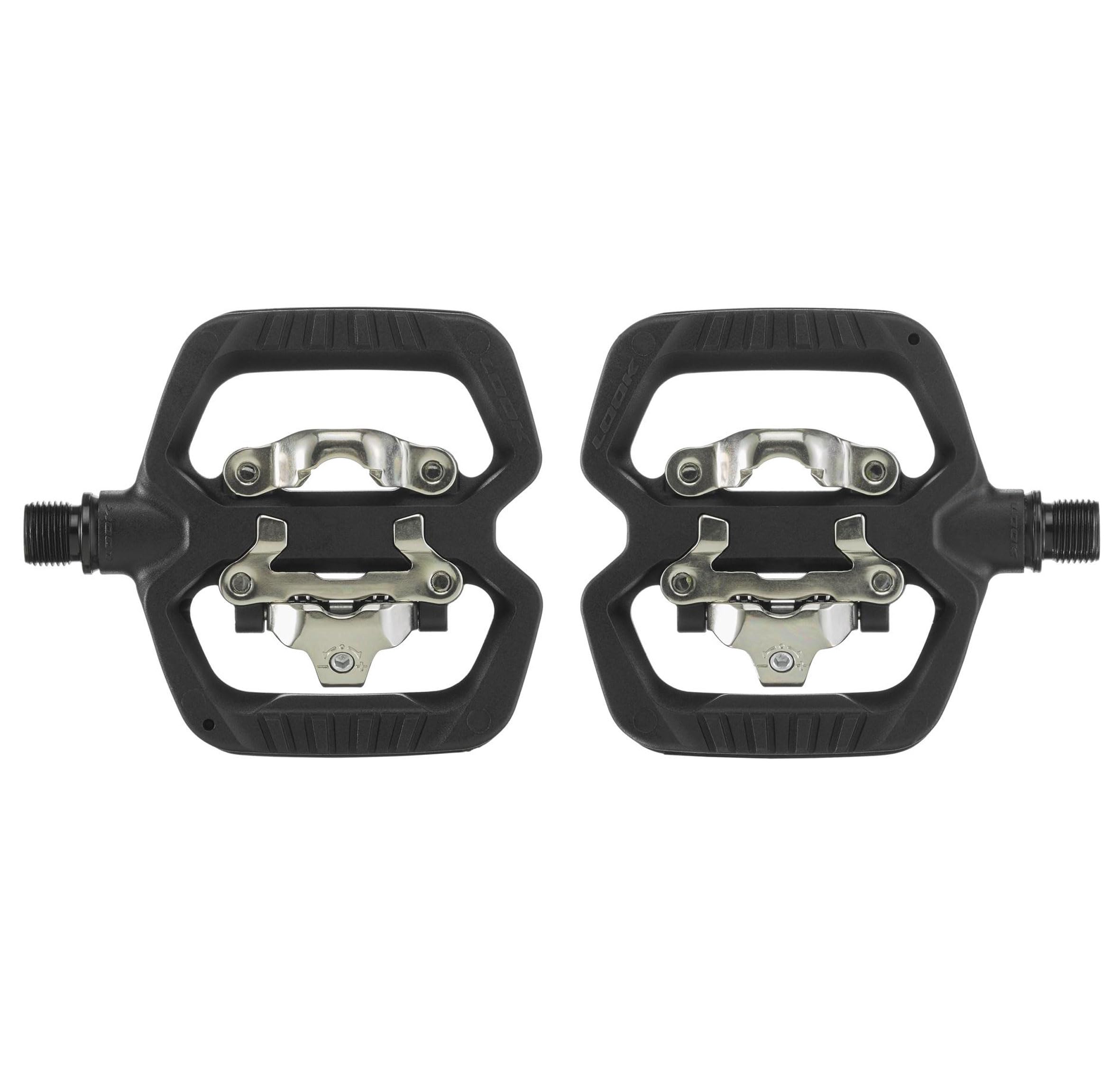 LOOK Pedali Ibridi Gravel X-Venture, Lato Piatto e Lato Compatibile SPD, Corpo in Composito, 200 g