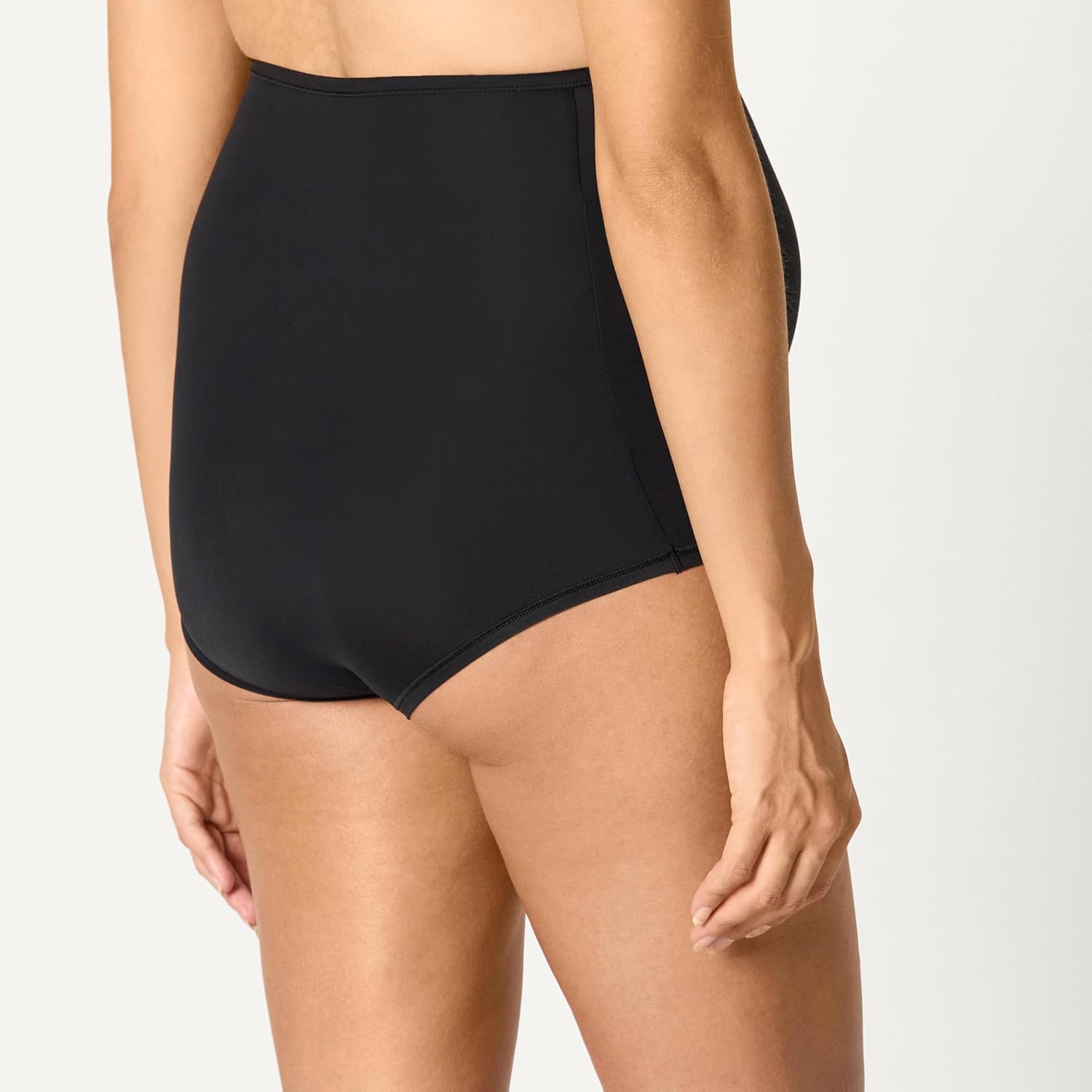 Amazon Essentials Women's Peached Microfiber Maternity Over The Bump Brief, Pack of 6 - Image 3