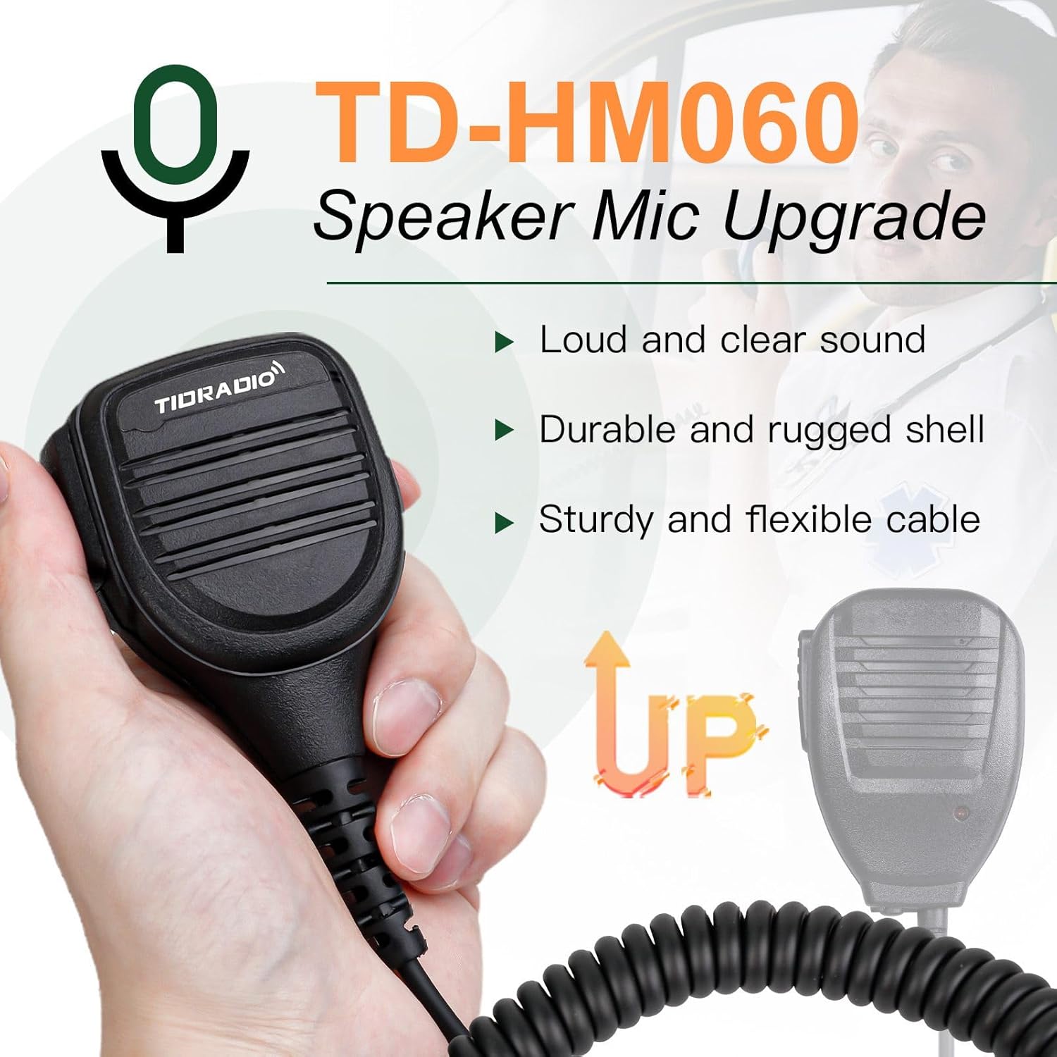 TIDRADIO TD-HM060 Speaker Mic