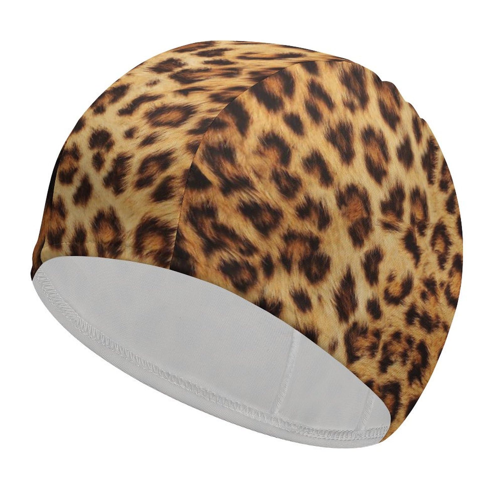 Swim Cap for Long, Short Hair Wild Animal Cheetah Leopard Print Swimming Caps Waterproof Bathing Shower Cap for Men Women Boys Girls