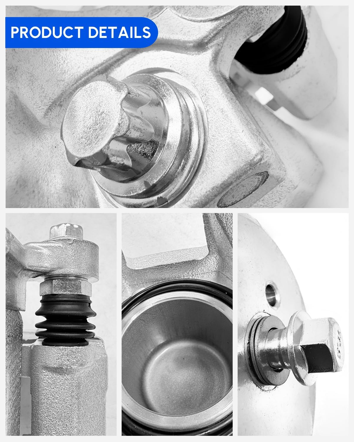 Brake Caliper Set Compatible With Honda Civic 2013-2020,Accord 2003-2017,Acura ILX 2013-2015 with 2PCS Left & Right- Front Side