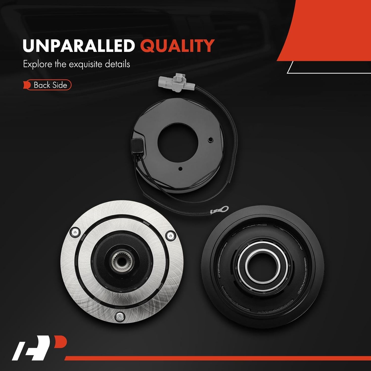 A-Premium Air Conditioner AC Compressor Clutch Kit Compatible with Toyota Sienna 1998-2003