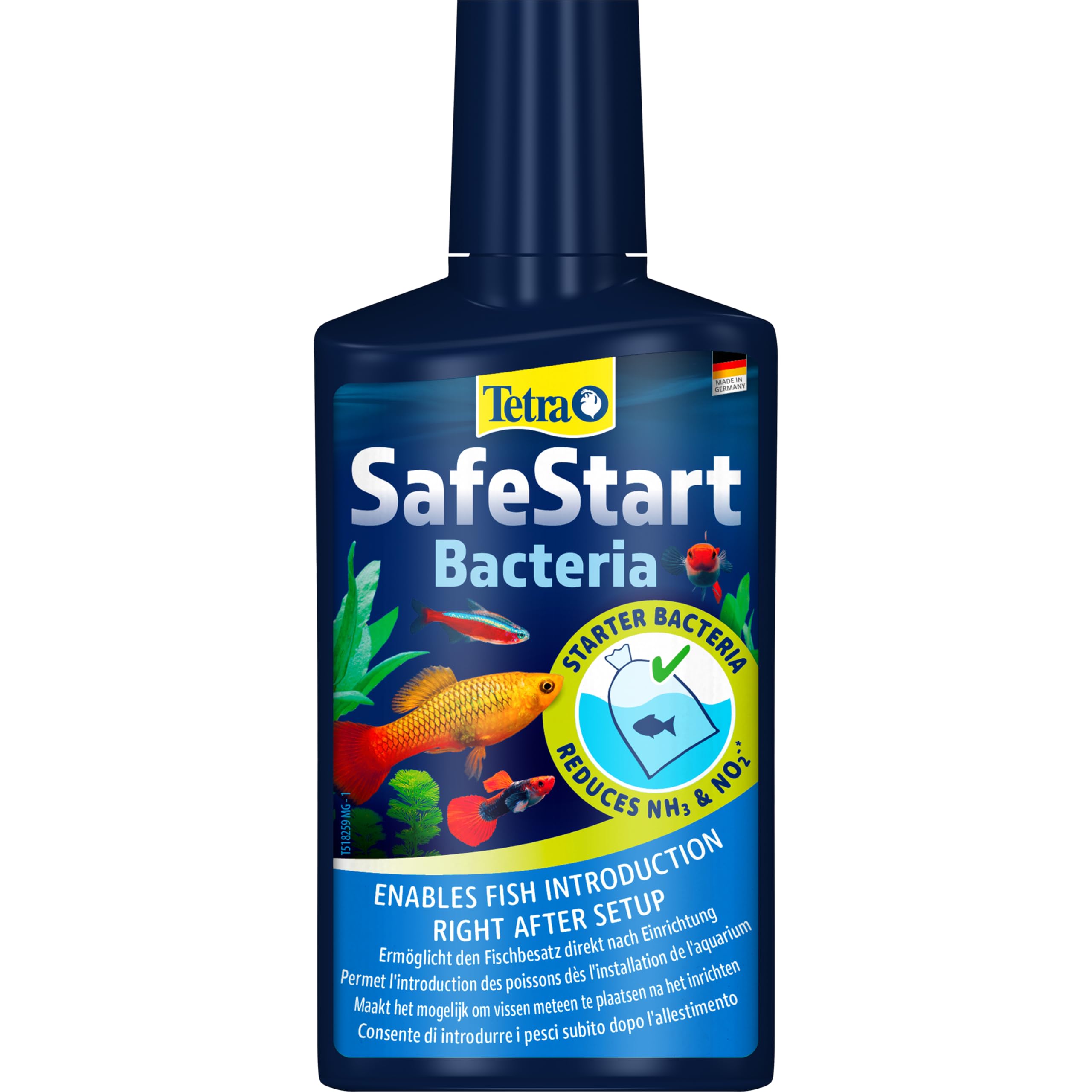 Tetra Safestart, Allows Fast Introduction Of Fish In A Fish Tank, 250 Ml