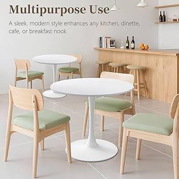 Amazon.com - 31.5 Inch Round Dining Table,Mid-Century Tulip Table