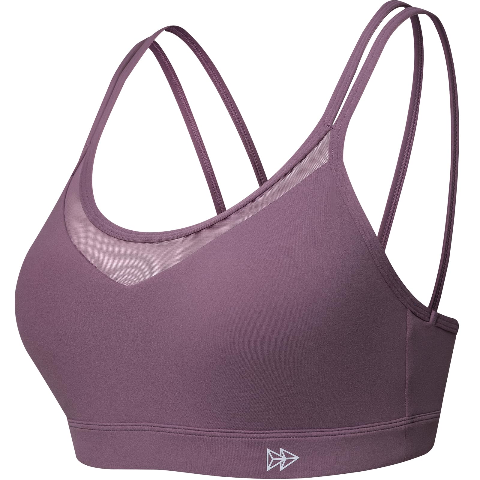 Yvette Soutien-gorge de sport léger série Cloud pour femme style épissure en maille
