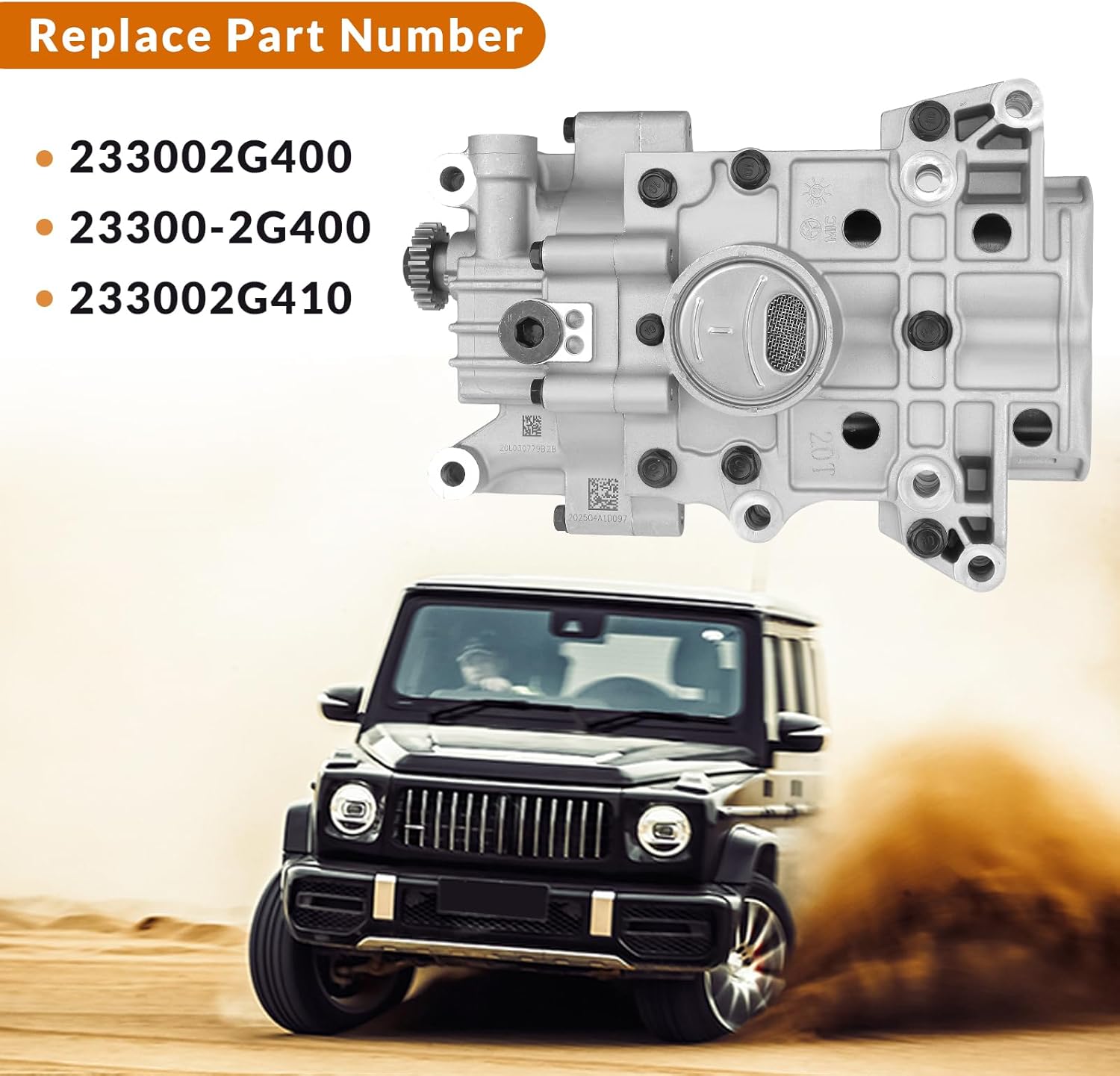 23300-2G400 Engine Oil Pump Shaft Balance Assembly 20 Teeth Compatible with 2013-2020 Hyundai Santa/Tucson/Sonata,Sorento/Sportage Replace# 23300-2G410 233002G410 233002G400