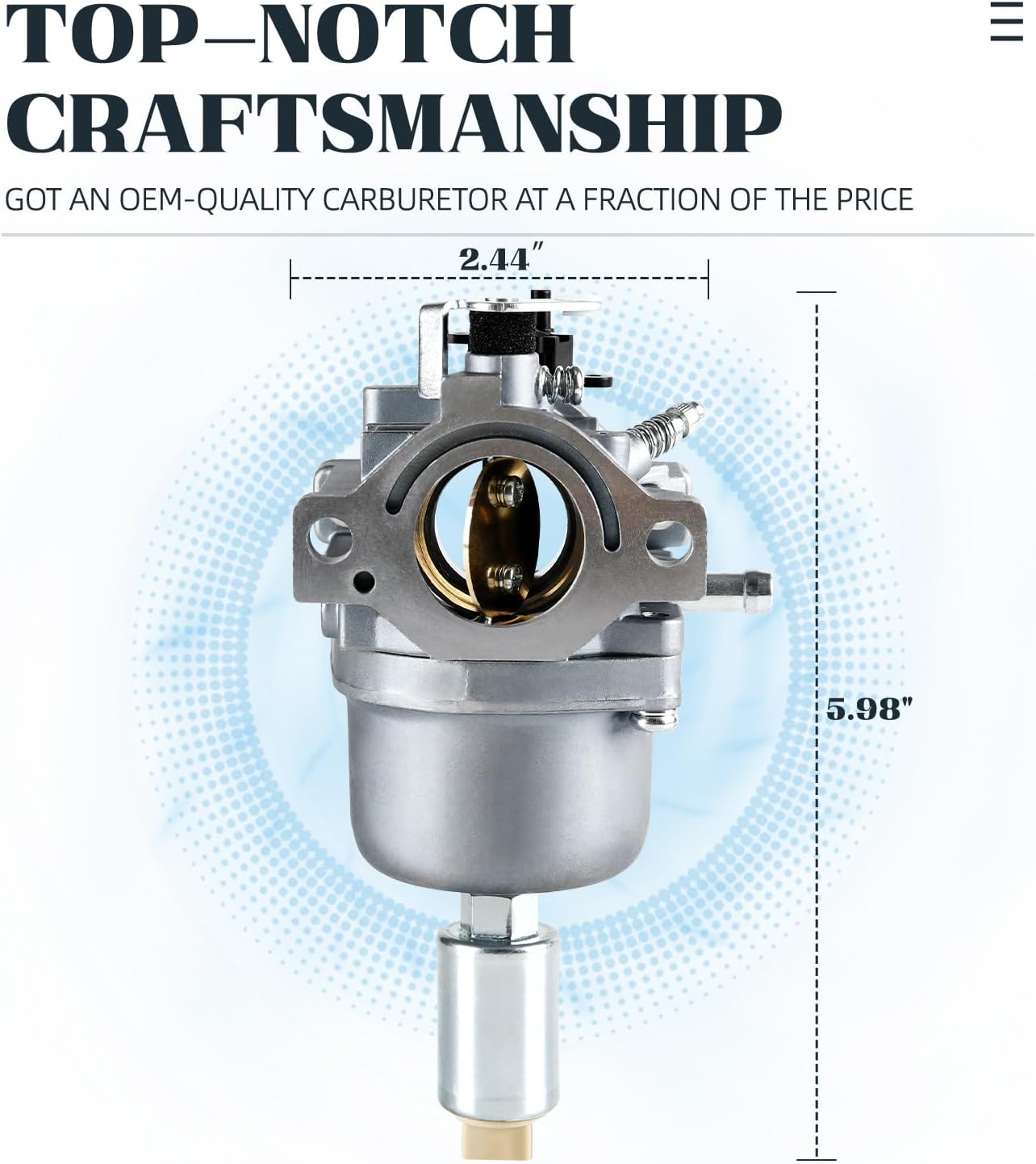 Carburetor Compatible with B&S 799727 792358 791858 794572 698620 793224 697190 697141 14 hp 15 hp 16 hp 17 hp 17.5 hp 18 hp Craftsman Lawn Tractor Mower Carb