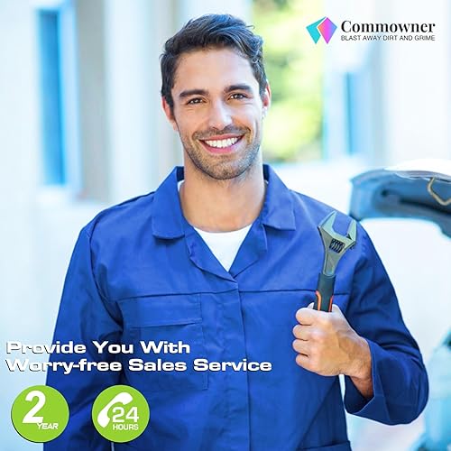 Miniatura 7 de Lavadora a presión de 4800 PSI con manguera de presión de 33 pies, 4 boquillas y cañón de espuma, lavadoras eléctricas para el hogar, automóviles,