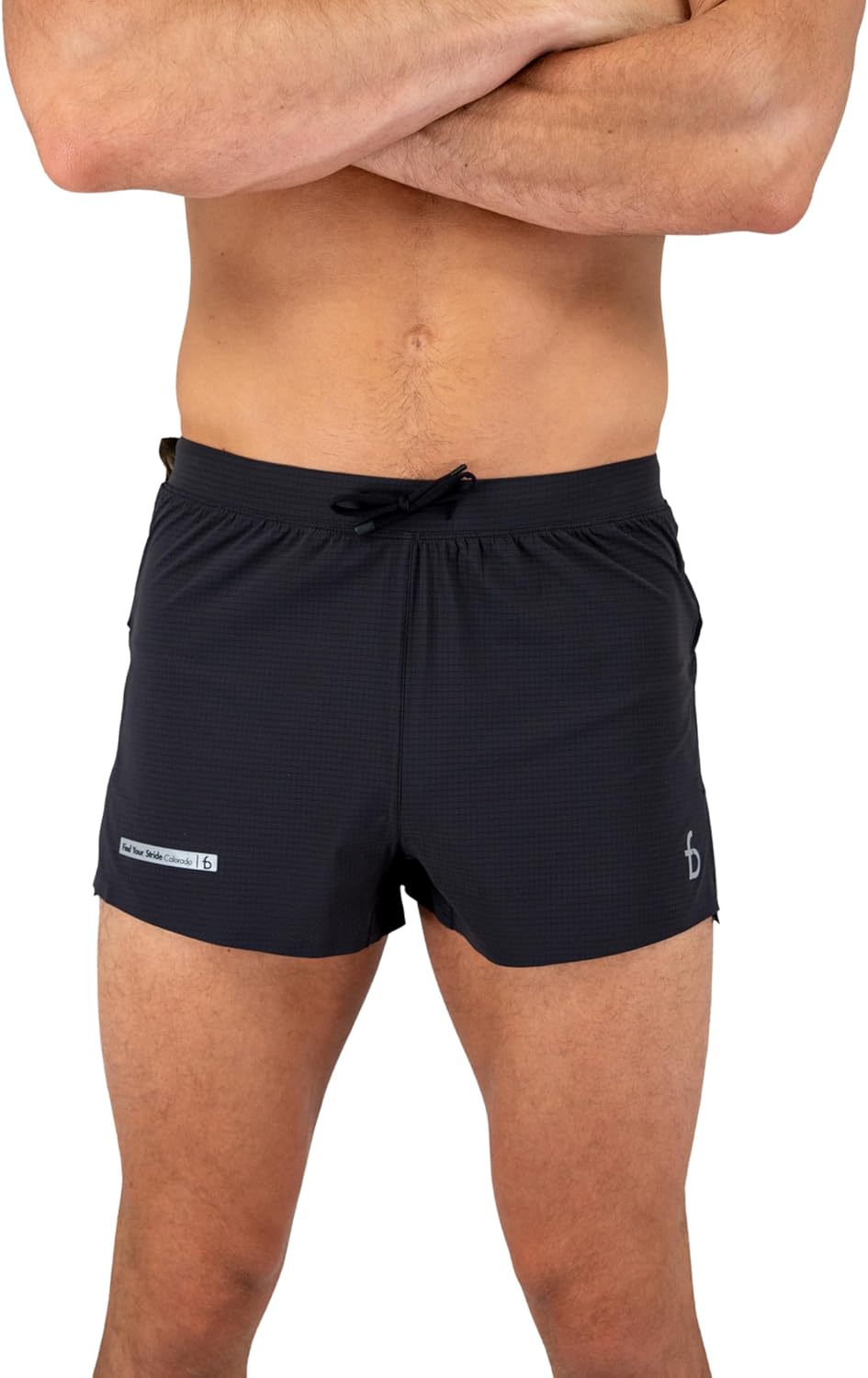 FlipBelt Black Athletic Elite Running Shorts for Men, Lightweight Moisture Wicking Exercise Shorts with Pockets, XS-XL
