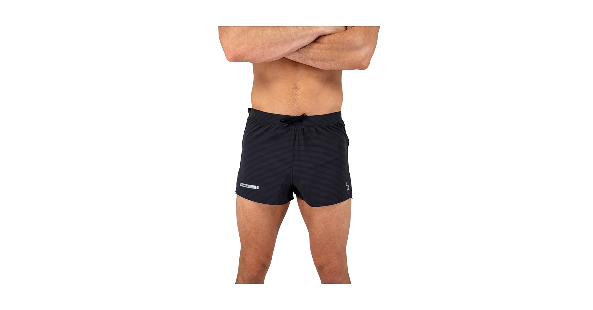 FlipBelt Men's Elite Running Shorts 3.0 - Black - XS at
