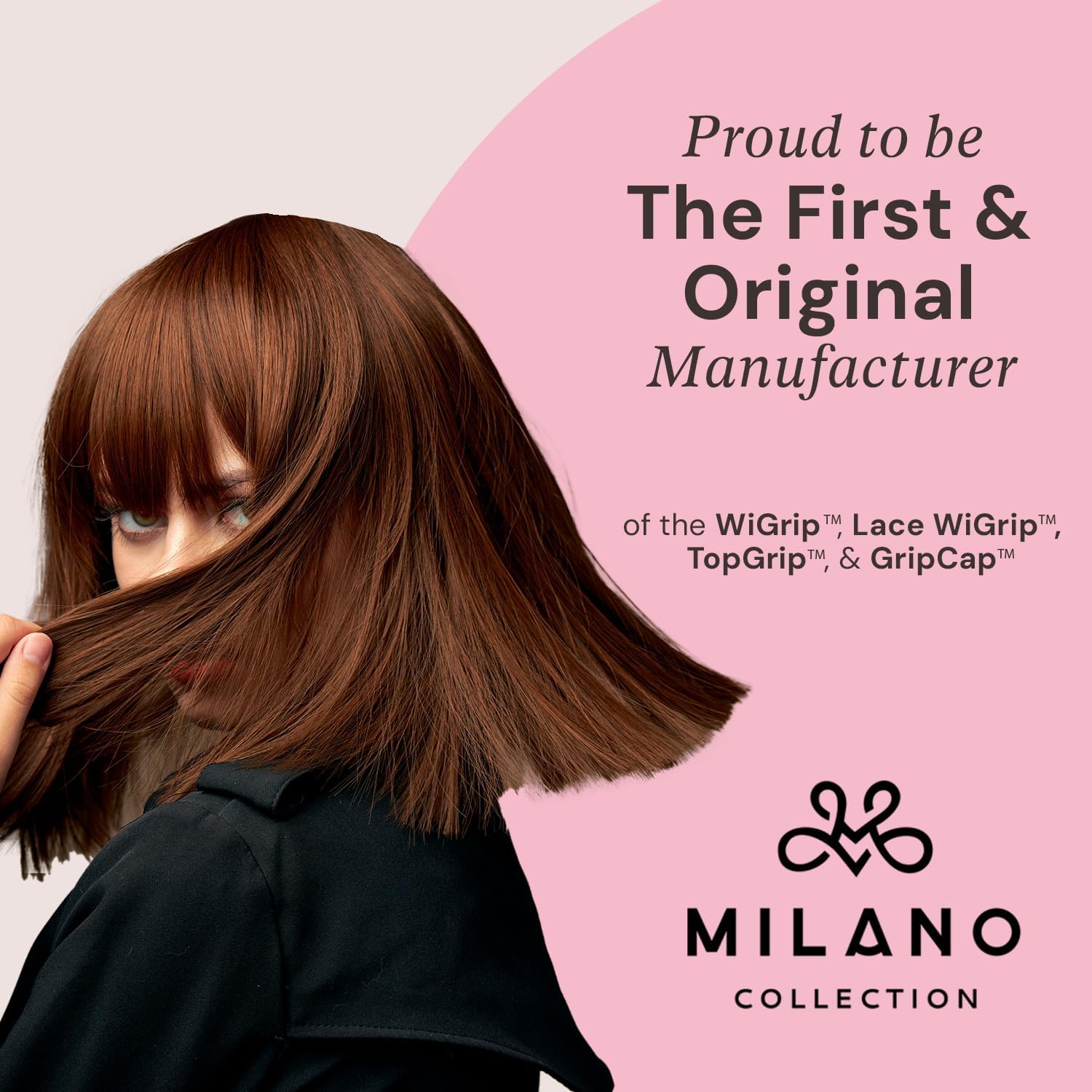 MILANO COLLECTION WiGrip, The Original Comfort Wig Grip Band, Adjustable Bands for Women Provide Glueless Support, Non-Slip Wig Grip Headbands, Tension-Free, One Size Fits All, Nude, 3 Pack