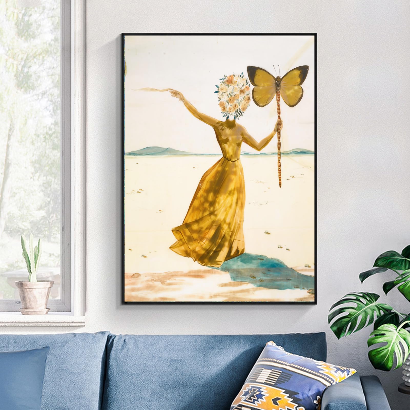 【額縁付き】 SALVADOR DALI ART 現代アート A2ポスター 美術品・アンティーク・コレクション 【額縁付き】 SALVADOR DALI ART