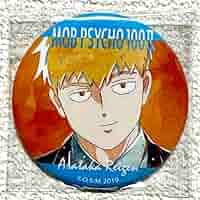 モブサイコ100 II 霊幻新隆 缶バッジ IMG_MobPsycho_Only_Reigen_All_