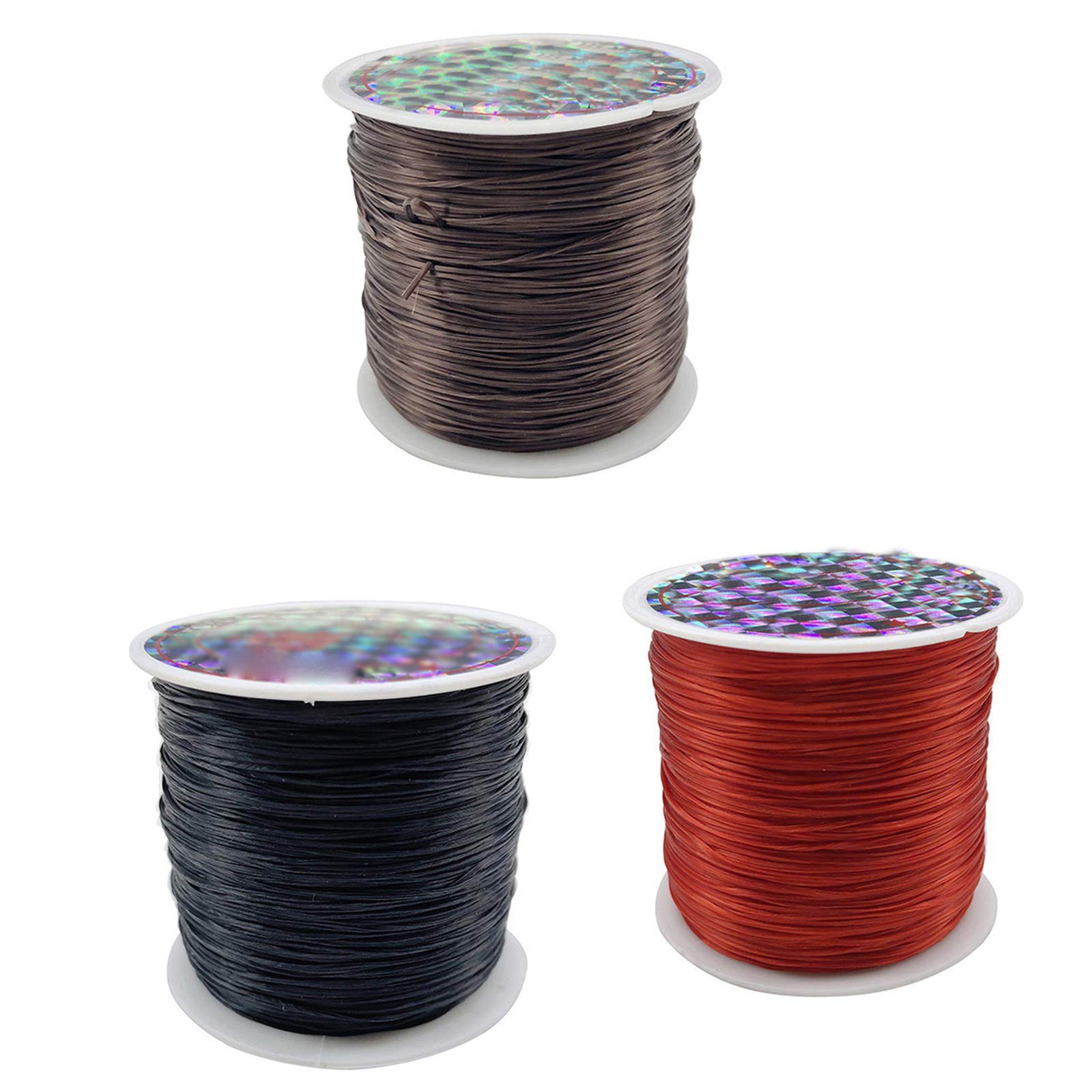 Amazon.co.jp: 3個 組紐 ビーズコード 風鈴の紐 スレッド 蝋引き糸