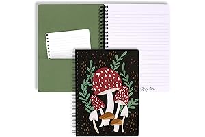 Steel Mill & Co Cute Mini Spiral Notebook with Mushroom Cover
