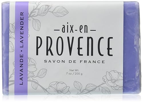 Miniatura 7 de Aix en Provence - Jabón francés artesanal de manteca de karité triple molida, 7.05 oz (5029)