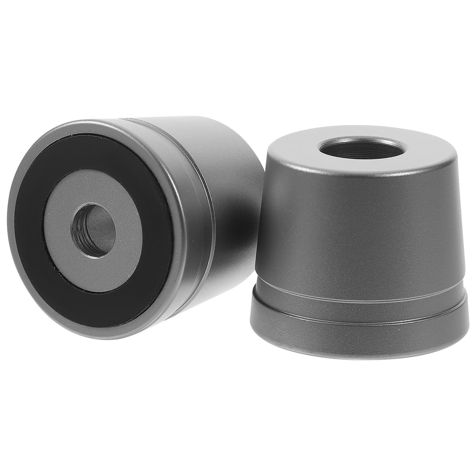 Operitacx 6 Pezzi Supporto per Rasoio da Uomo in Alluminio Nero, Base | Portatile e Facile da Pulire, Base Antiscivolo, Mantiene Bagno Ordinato e Organizzato