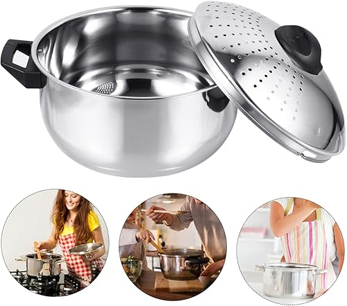 Miniatura 8 de DOITOOL Olla de acero inoxidable con tapa sopa olla pasta olla leche olla cocina utensilios para el hogar