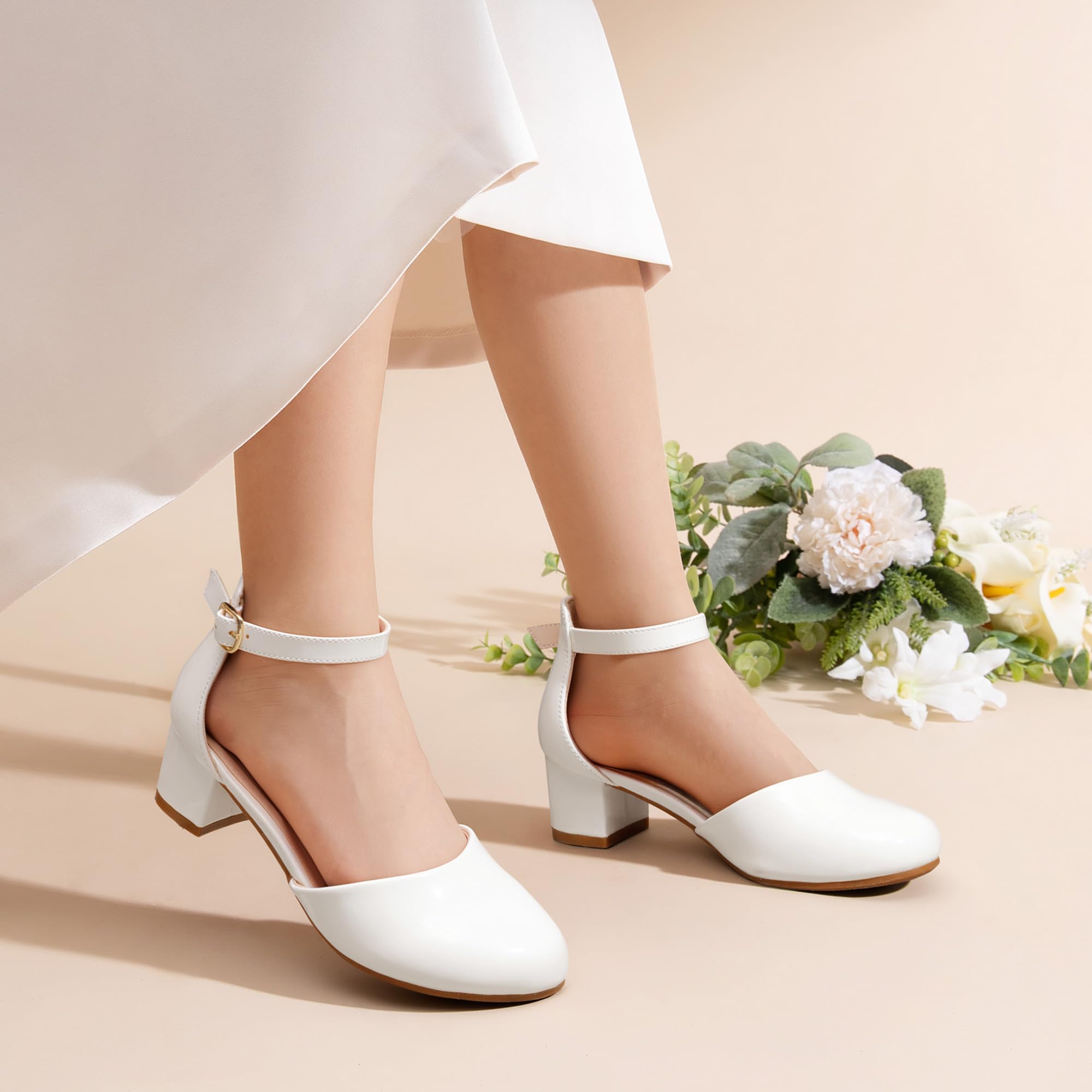 DREAM PAIRS Prinzessin Schuhe Mädchen Stöckelschuhe Kinder Ballerinas Mädchen Kommunionschuhe Schulschuhe Absatzschuhe Für Hochzeiten Geburtstagsfeiern Campus