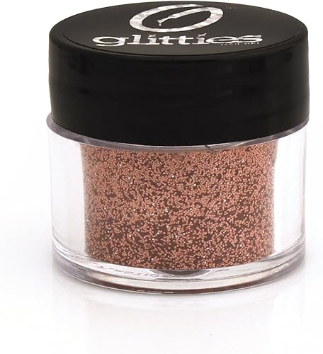 GLITTIES - Polvo de brillantina suelto extra fino de calidad cosmética (0.006 pulgadas) seguro para la piel Perfecto para maquillaje, tatuajes