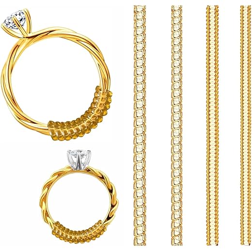 Gold Ring Adjuster Set 4 Pcs