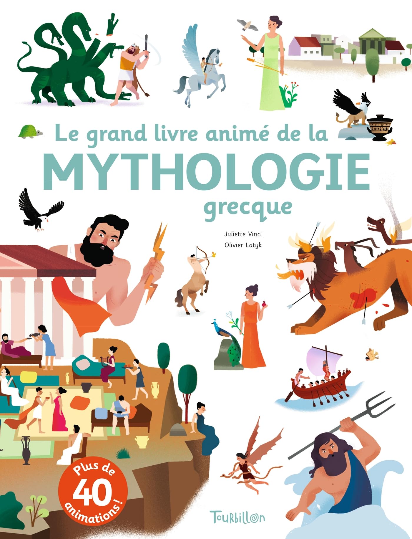 TOURBILLON Le grand livre animé de la mythologie grecque