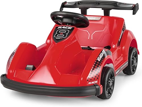 Costzon Carrito de viaje para niños con control remoto cinturón de seguridad música puerto USB adelanteatrás auto eléctrico de 6 V alimentado por