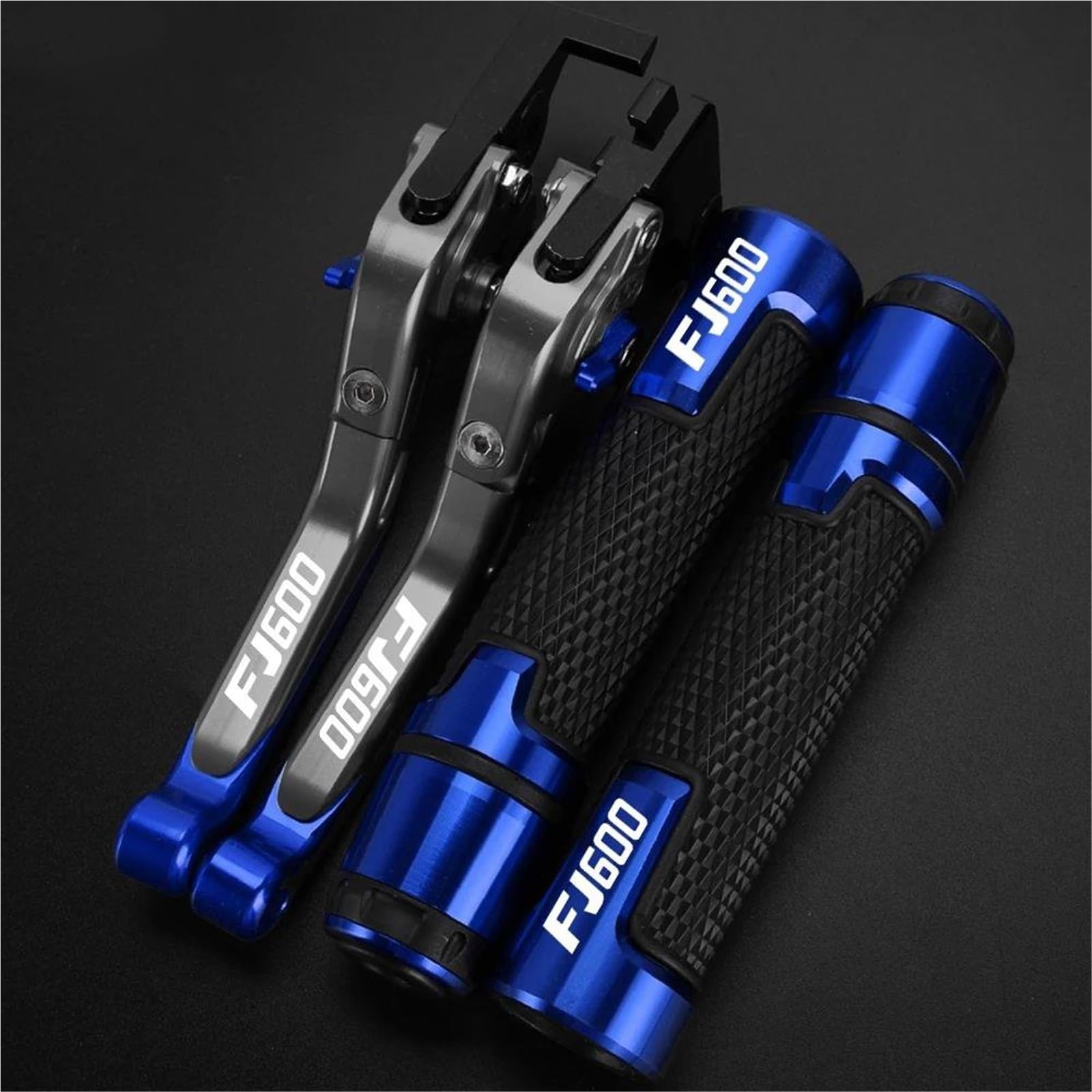 GQUIKGW Replace Motorcycle Extendable Adjustable Clutch Brake Levers Controller Lever Handle Motorcycles for Y-AMAHA FJ600 1986-1998(Blue 1)