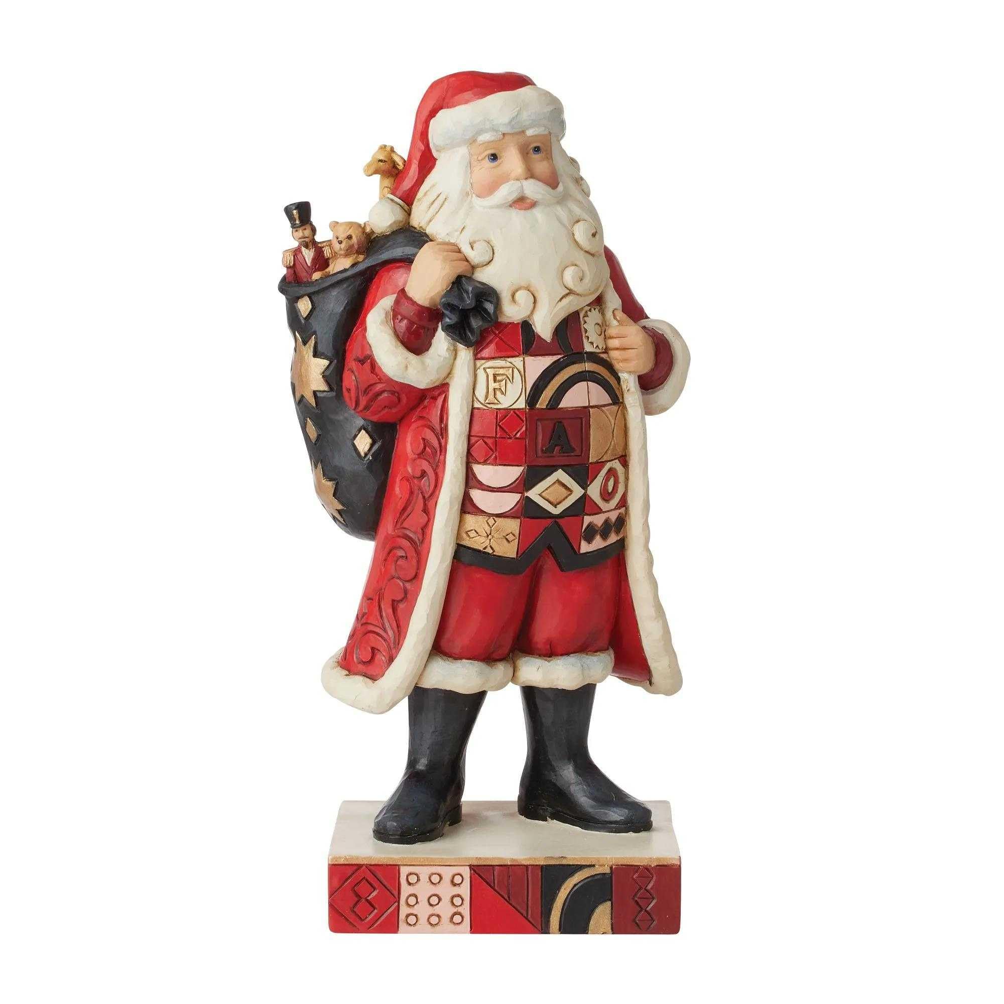 Weihnachtsmann mit FAO Spielzeugtasche
