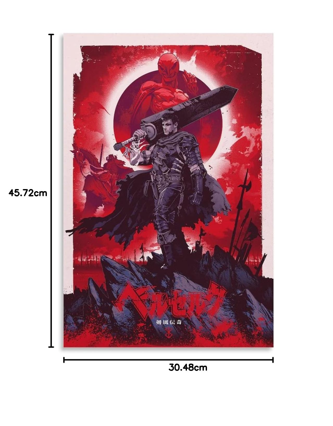 FPEYA Berserk, póster de anime japonés, impresiones en lona HD sin