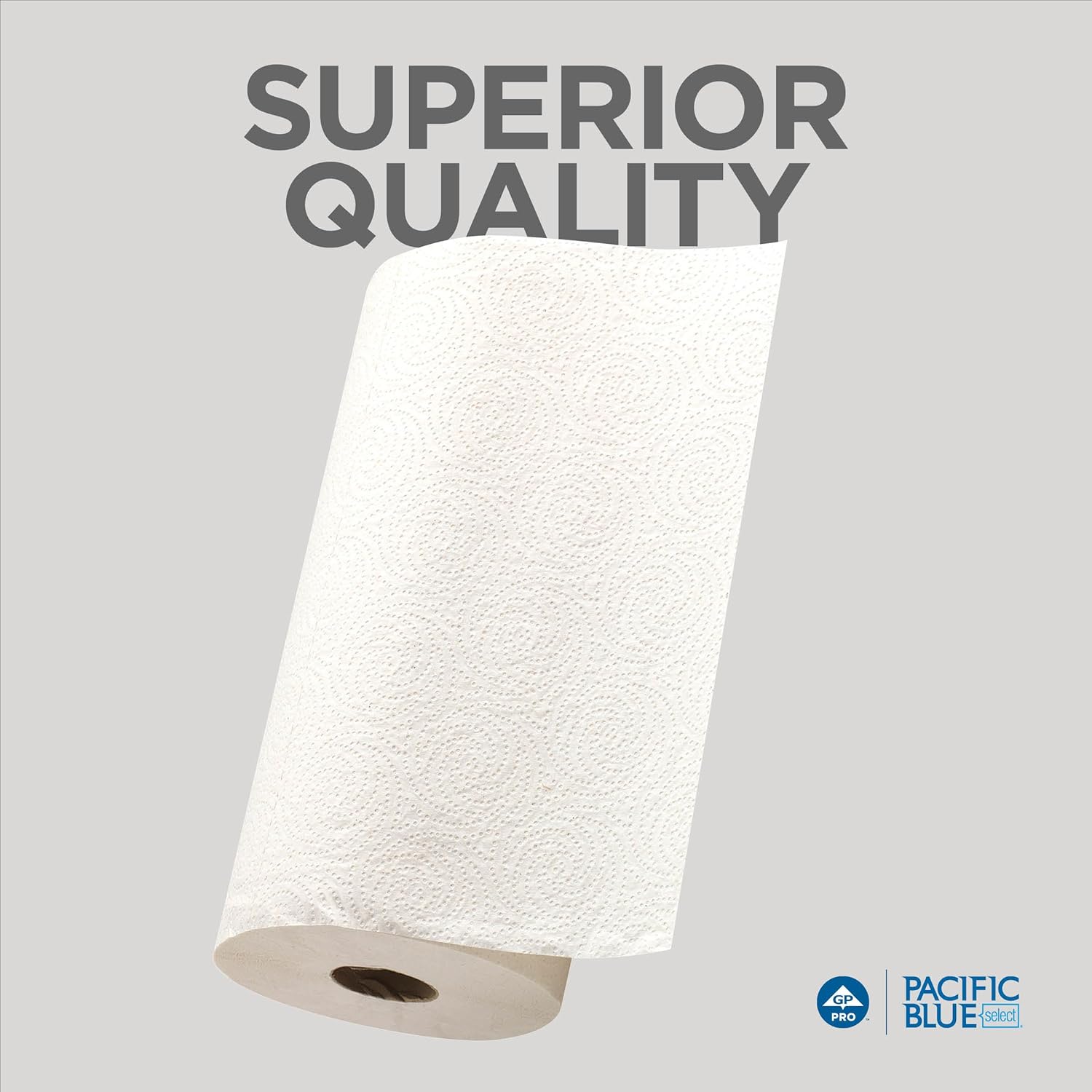 Pacific Blue Select 2-Ply Perforated Roll Paper Towel by GPPRO (Georgia-Pacific), White, 27700, 250 Sheets Per Roll, 12 Rolls Per Case