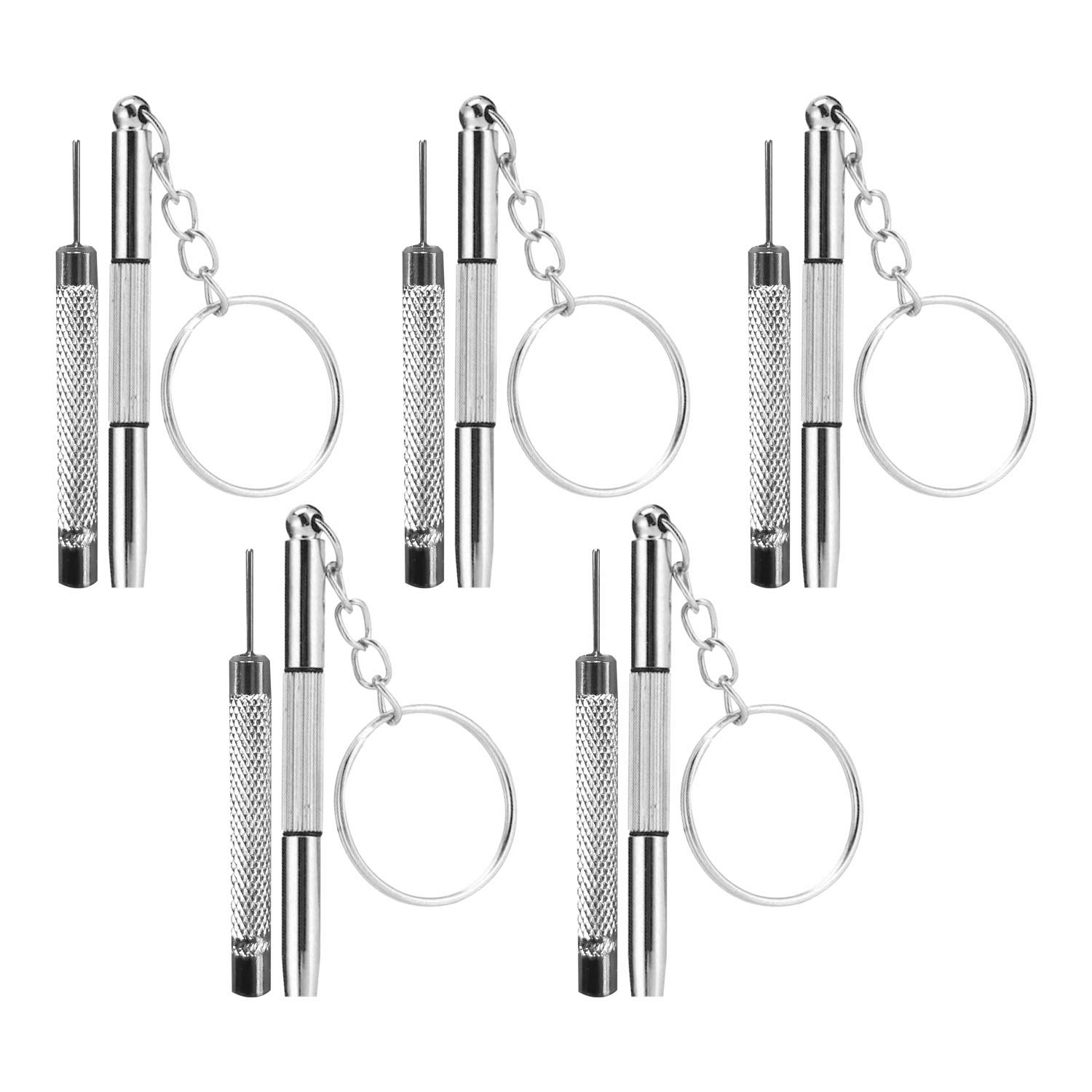 Brain Freezer 3-In-1 Eyeglass Screwdriver Hand Tools Sunglasses Watch Repair Kit With Keychain, 5 Pc, Silver, Pack Of 5 (B08W57DSGJ) Amazon Price History, Amazon Price Tracker