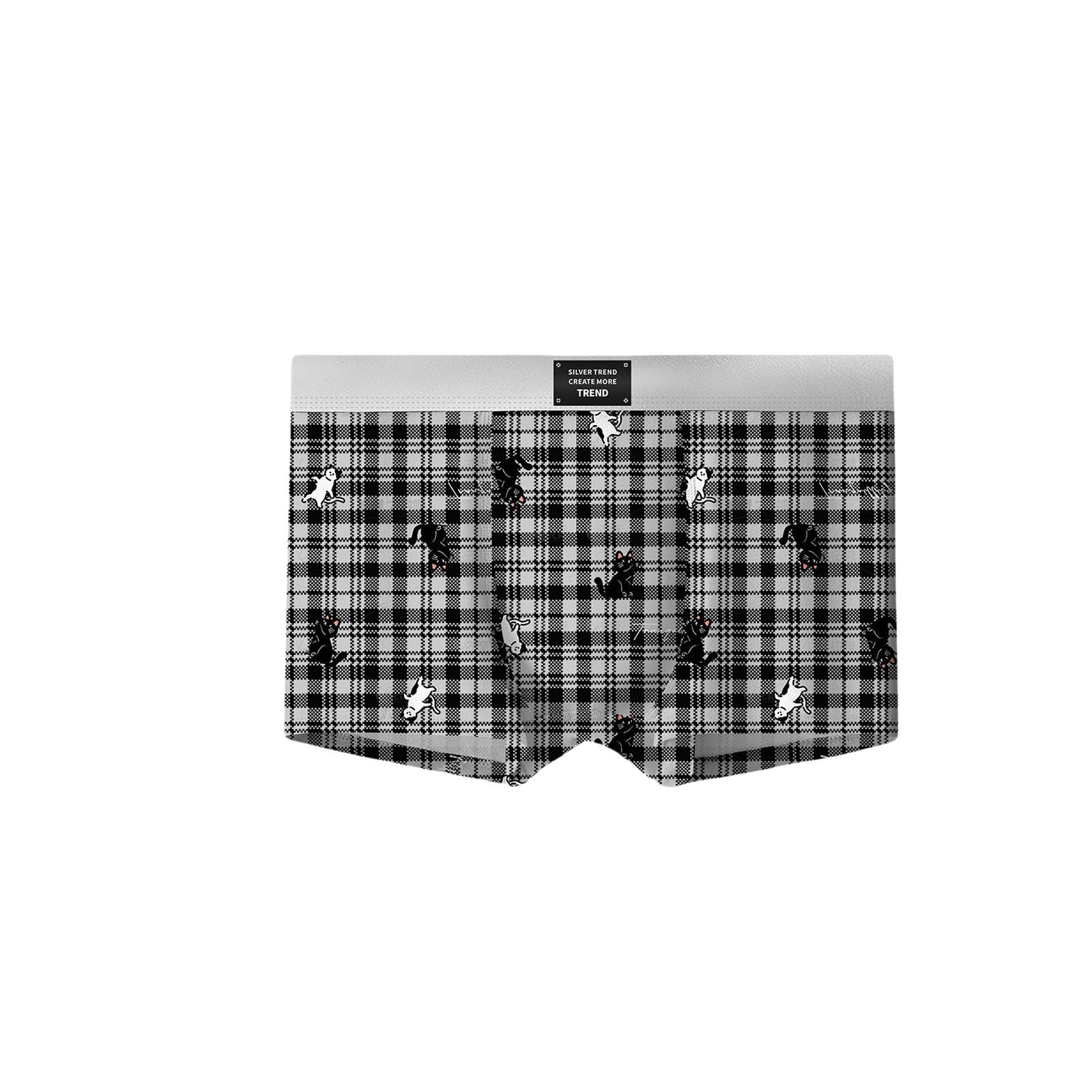 Bóxers para hombre de algodón puro calzoncillos impresos transpirables talla XXXL