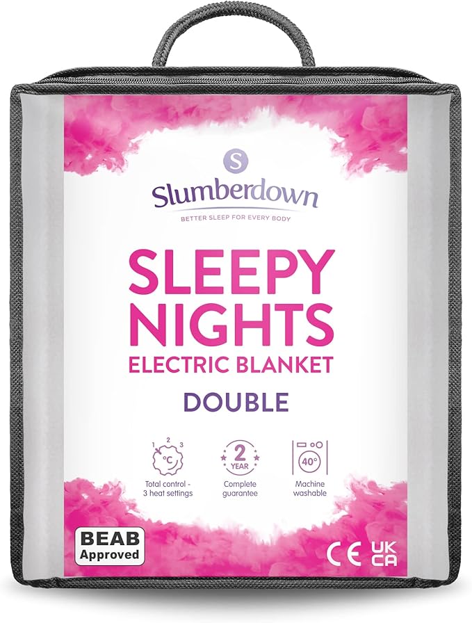 Electric Blanket Double Slumberdown at James Boyd blog