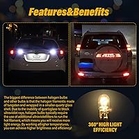 Vista 5 de 4PCST20-7443-12V 21/5W Bombilla halógena para automóviles y camiones - Blanco