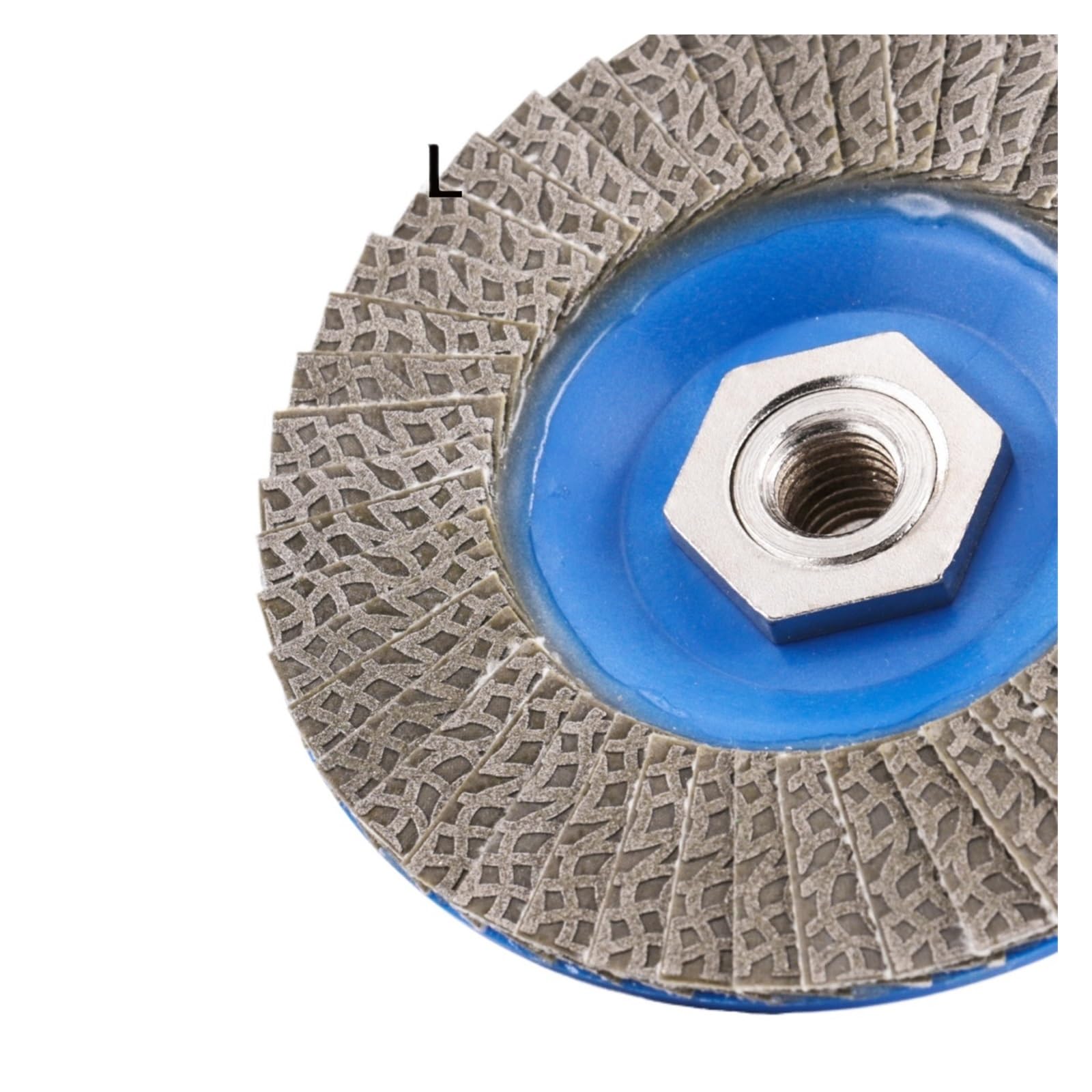 Mola for lucidatura da 4,5 pollici - Disco abrasivo a matrice in plastica grana 60/100/200/400